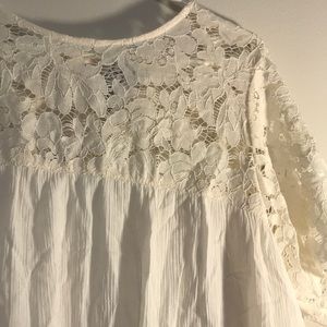 Ivory babydoll dress